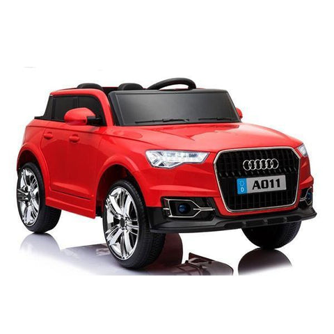 Red and White AO11 Audi rechargeable Jeep Car for Your Kids | Safety belt & Remote Control - 11Cart