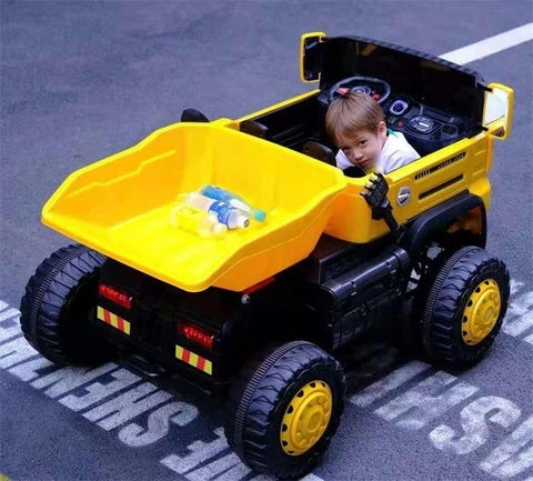 Kids Ride on LORRY HEAD WITH DUMP TRUCK 788-A Electric ride on Cars big kids,Battery Ride On truck Rechargeable - 11Cart