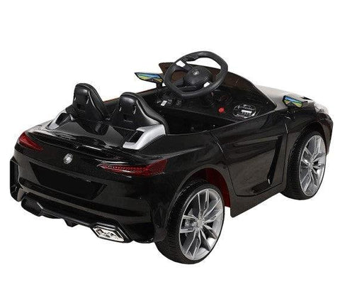 BMW Z4 Ride on Car for Kids with Remote Control and Manual Drive - Black - 11Cart