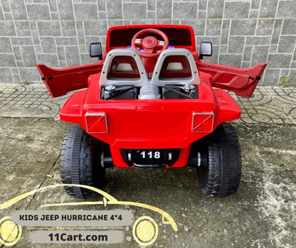 12V 4x4 Off Road Kids Electric Jeep with Parental Remote - 11Cart