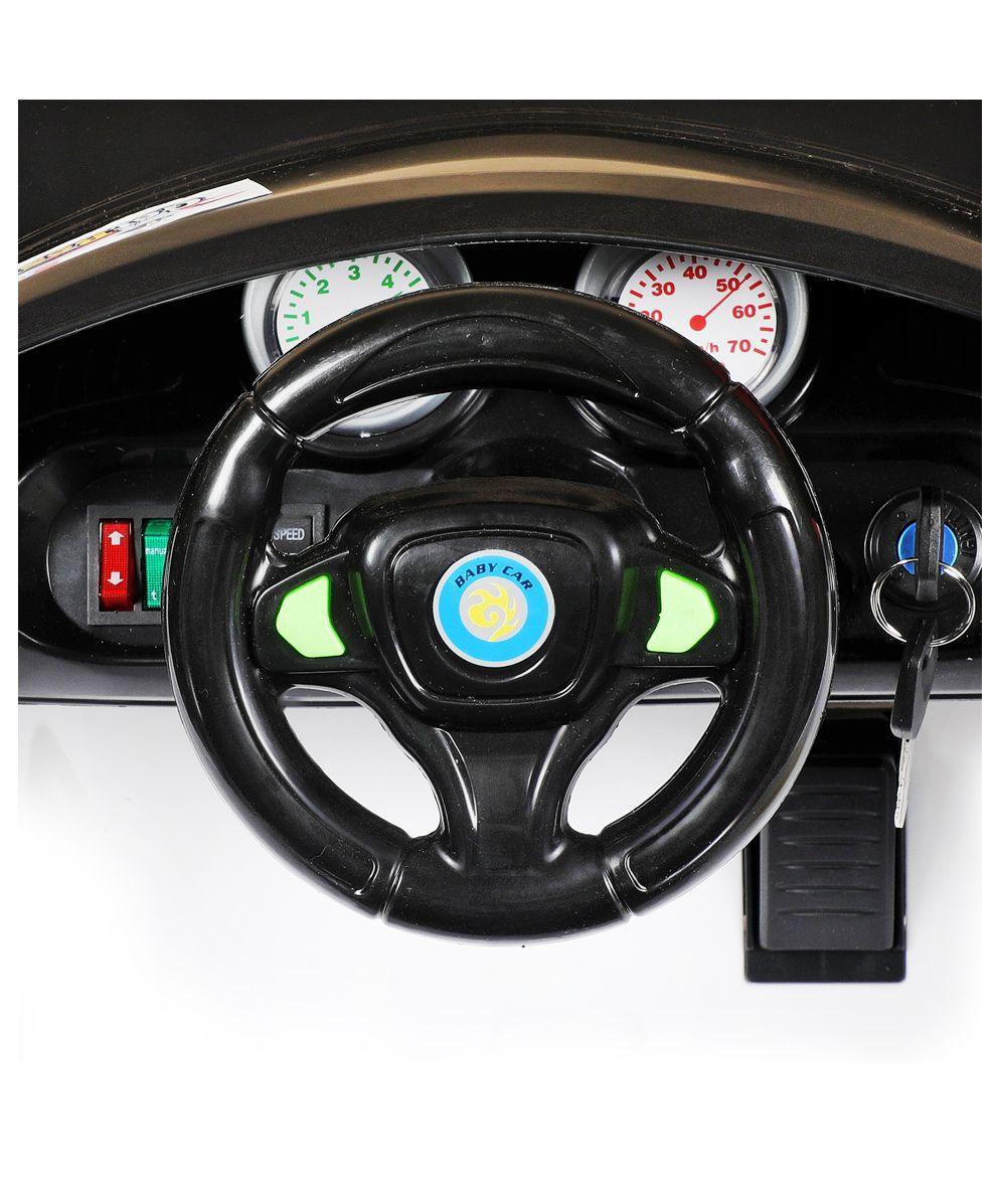 11CART White Battery-Operated Ride on Remote Control Kids Electric Car | 2 Point Safety Harness - 11Cart