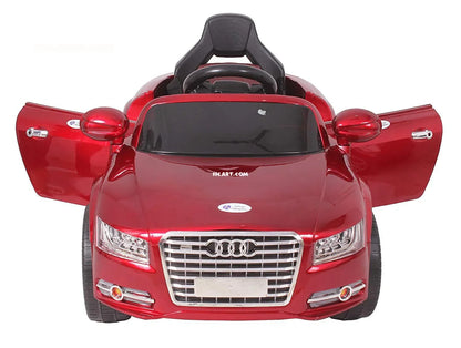 12v Red Audi A8 Coupe Electric Ride on Car for Kids with Safety Handle | Remote & Manual Drive - 11Cart