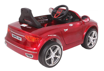 12v Red Audi A8 Coupe Electric Ride on Car for Kids with Safety Handle | Remote & Manual Drive - 11Cart
