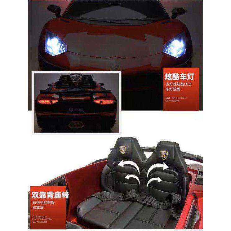 Lamborghini Aventador LT-998 Style Electric Cars for Kids | with  Suspension Spring System - 11Cart