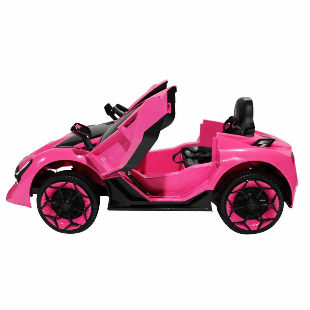 12V Lamborghini Style Battery Operated Ride on Car with Hydraulic Doors for Kids | Remote control & Rear suspension swing - 11Cart