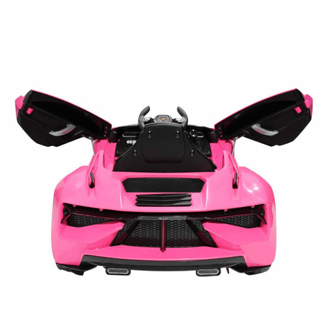 12V Lamborghini Style Battery Operated Ride on Car with Hydraulic Doors for Kids | Remote control & Rear suspension swing - 11Cart