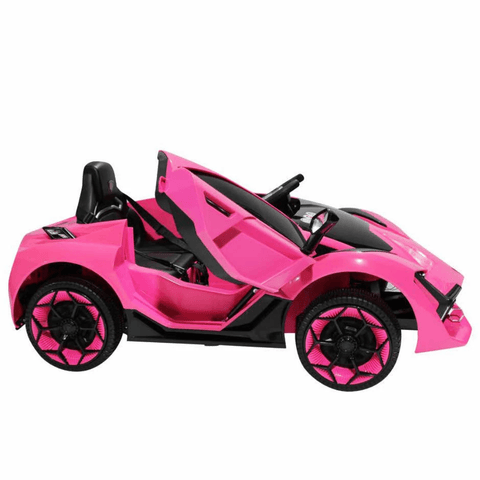 12V Lamborghini Style Battery Operated Ride on Car with Hydraulic Doors for Kids | Remote control & Rear suspension swing - 11Cart