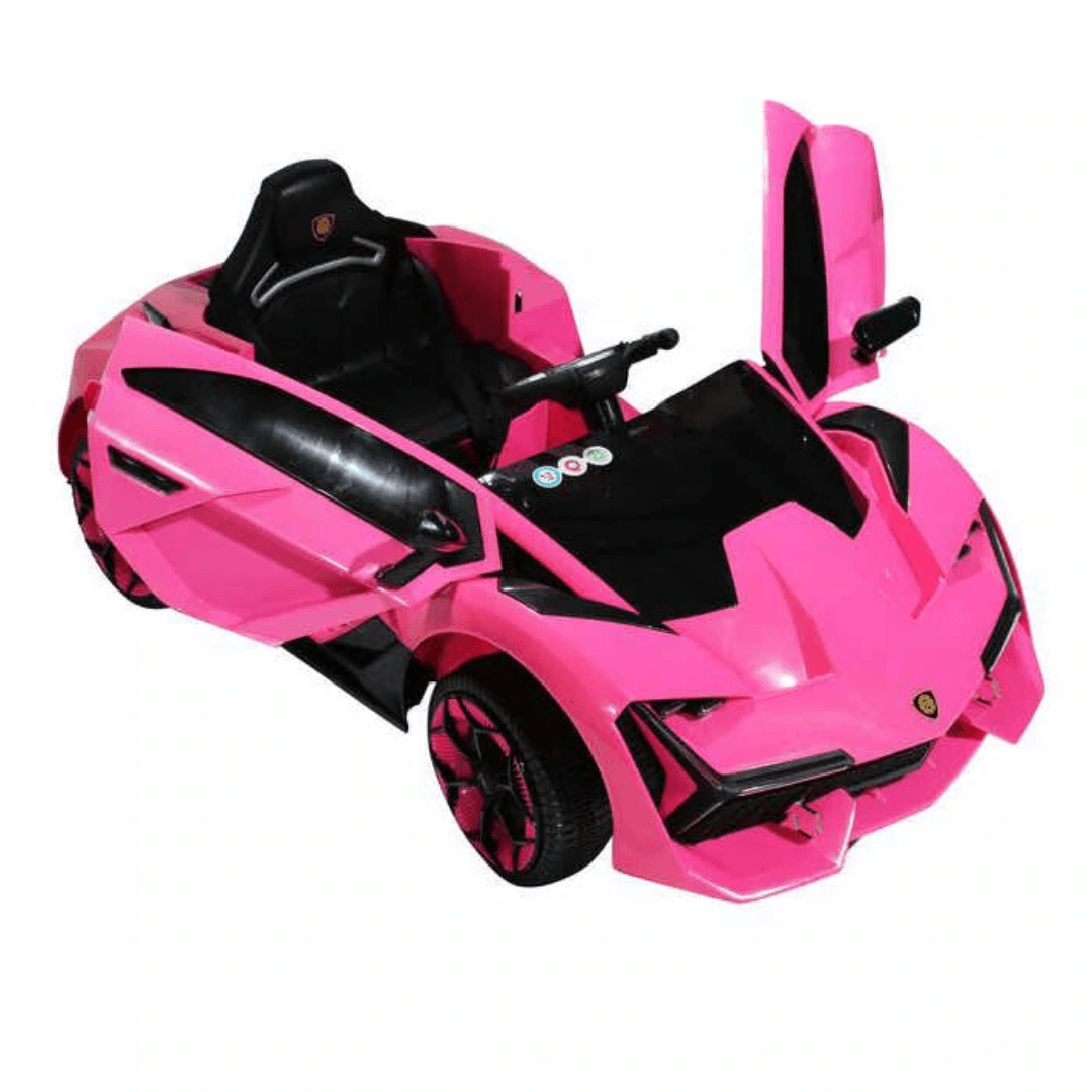 12V Lamborghini Style Battery Operated Ride on Car with Hydraulic Doors for Kids | Remote control & Rear suspension swing - 11Cart