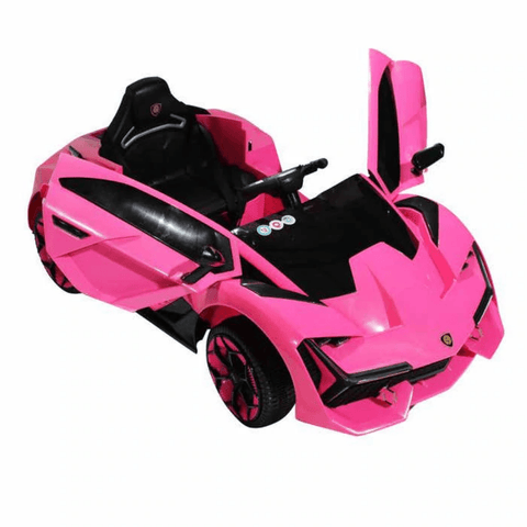 12V Lamborghini Style Battery Operated Ride on Car with Hydraulic Doors for Kids | Remote control & Rear suspension swing - 11Cart