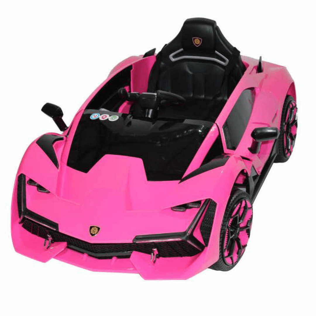12V Lamborghini Style Battery Operated Ride on Car with Hydraulic Doors for Kids | Remote control & Rear suspension swing - 11Cart