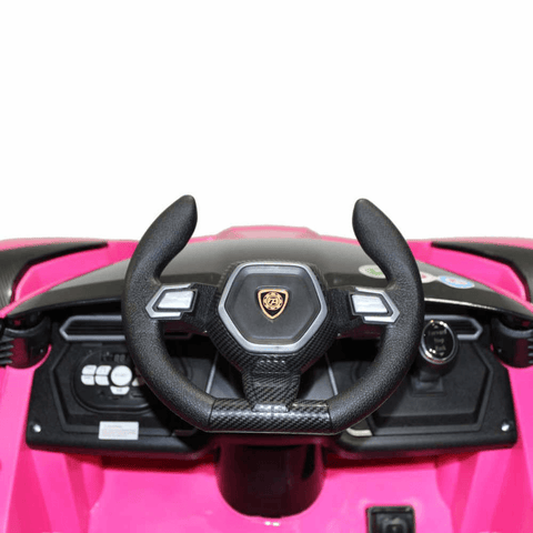 12V Lamborghini Style Battery Operated Ride on Car with Hydraulic Doors for Kids | Remote control & Rear suspension swing - 11Cart