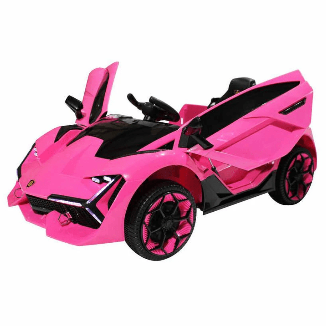 12V Lamborghini Style Battery Operated Ride on Car with Hydraulic Doors for Kids | Remote control & Rear suspension swing - 11Cart