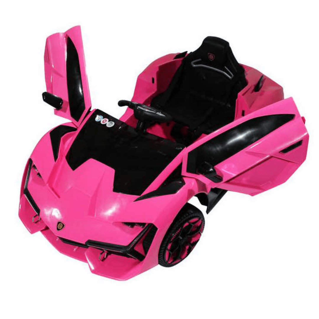12V Lamborghini Style Battery Operated Ride on Car with Hydraulic Doors for Kids | Remote control & Rear suspension swing - 11Cart