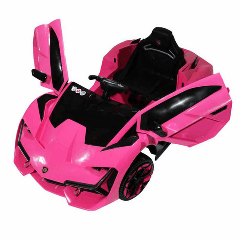 12V Lamborghini Style Battery Operated Ride on Car with Hydraulic Doors for Kids | Remote control & Rear suspension swing - 11Cart