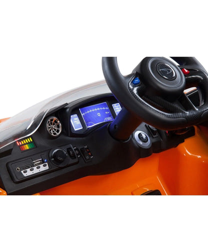 12V Licensed McLaren P1 Battery Powered Car with Remote Control for Kids - 11Cart