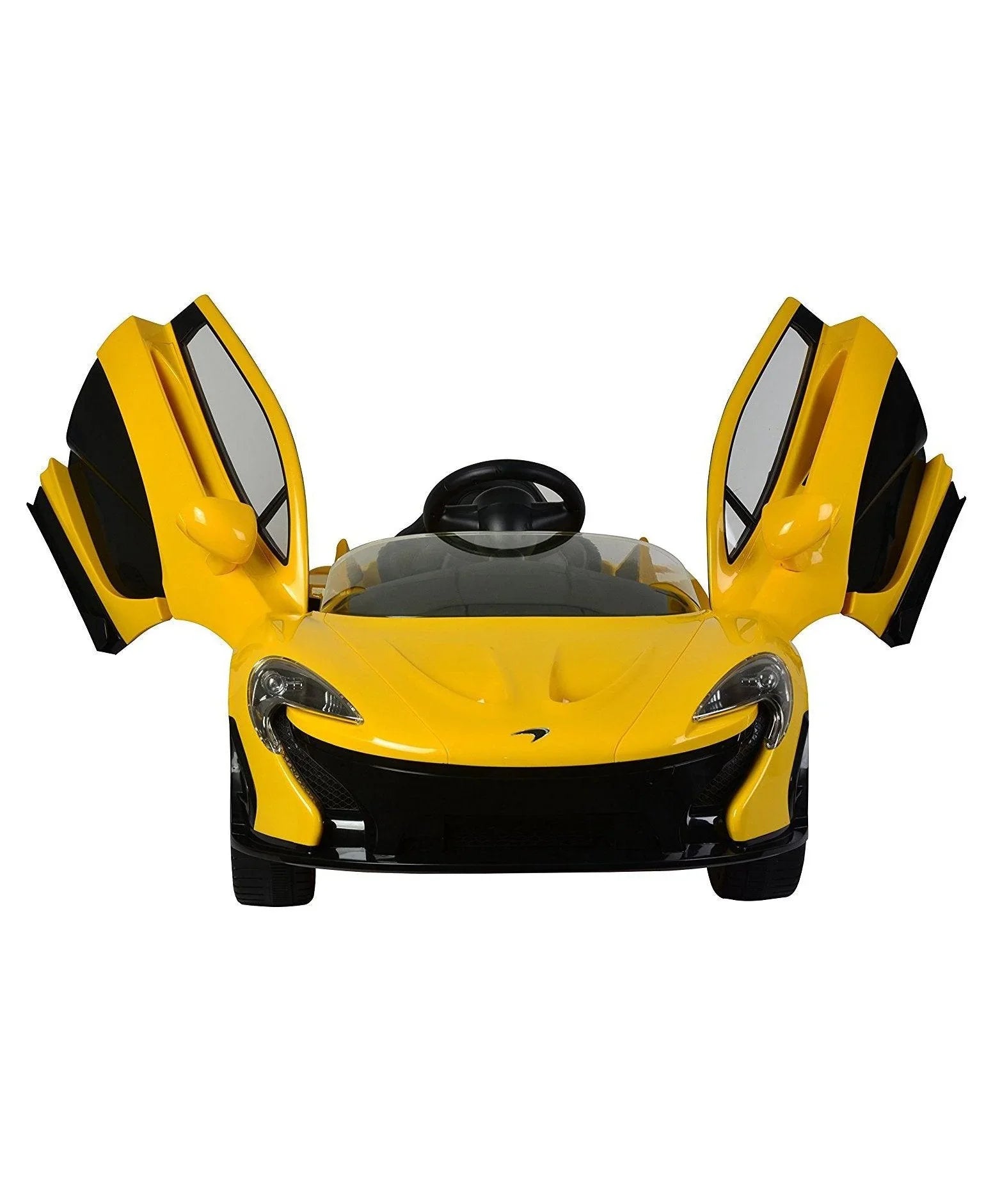 Mclaren P1 12V Remote Control Ride on Car for Kids- Yellow - 11Cart