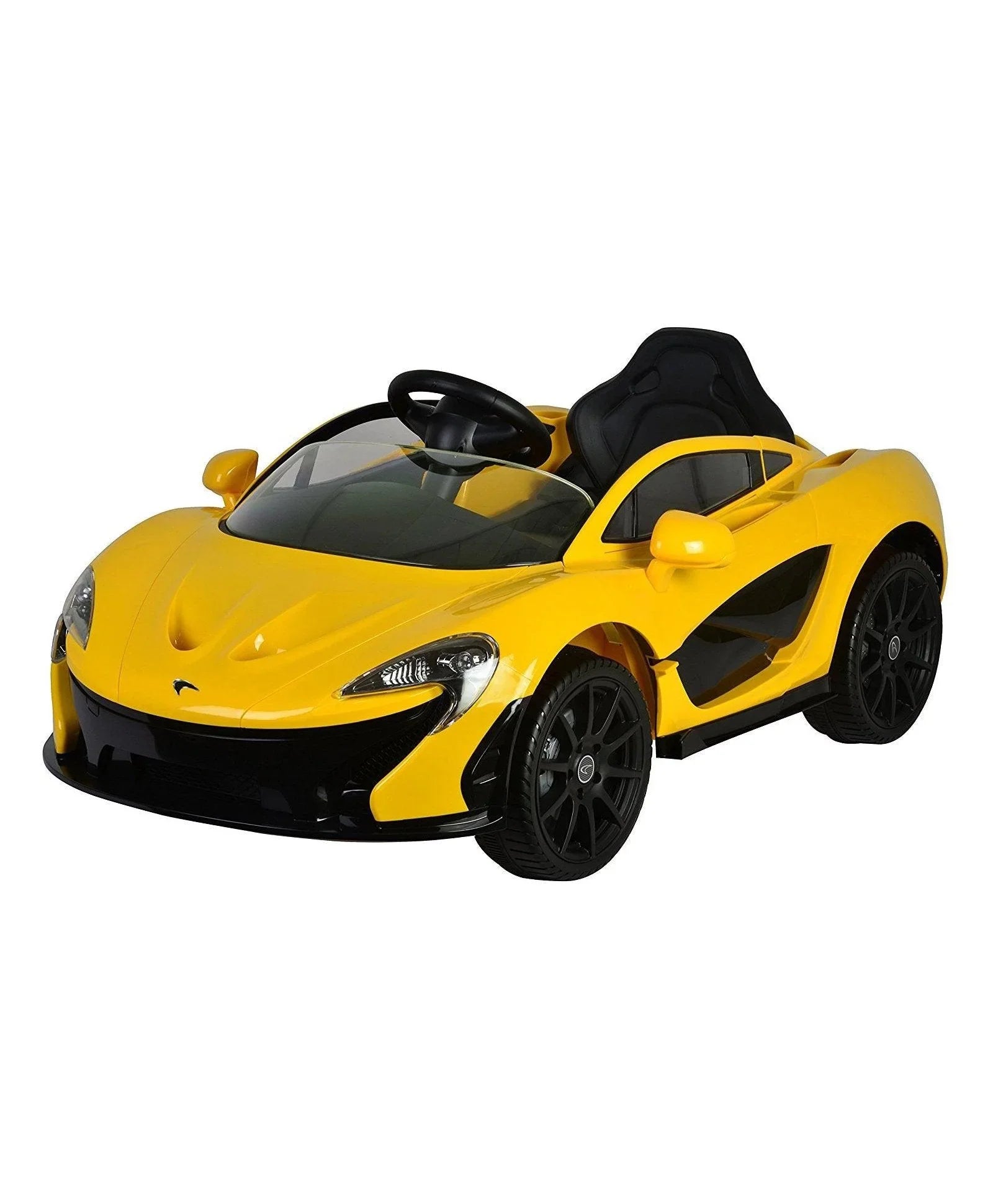 Mclaren P1 12V Remote Control Ride on Car for Kids- Yellow - 11Cart