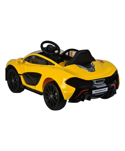 Mclaren P1 12V Remote Control Ride on Car for Kids- Yellow - 11Cart