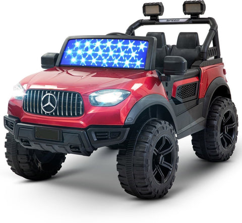 Mercedes Kids Jeep With Windshield Light Battery Operated Jeep