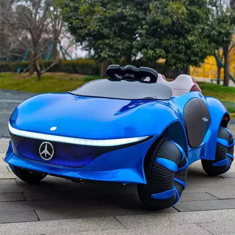 Mercedes Benz 12V Ride on Car with remote & Manual Drive for Kids - Red - 11Cart