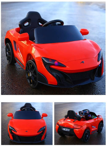 Mini 6V McLaren Electric Kids Ride On Car With Remote & Manual Drive - 11Cart