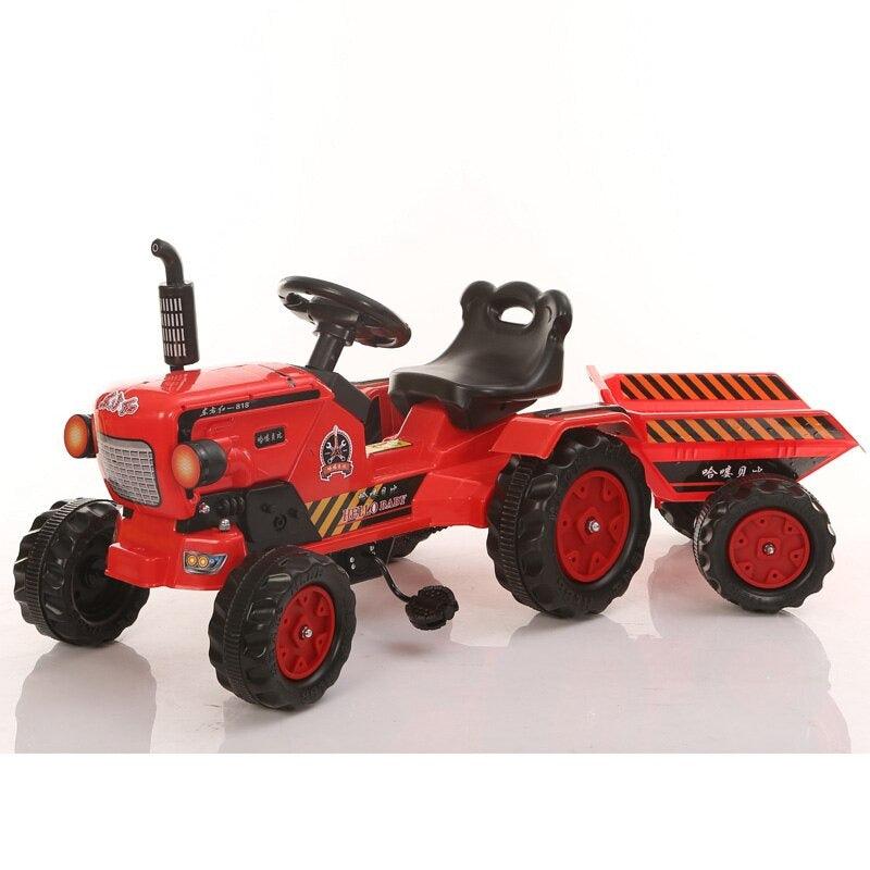 Brand New Battery Operated Red Ride on Tractor for Kids |  with Powerful Motor System - 11Cart