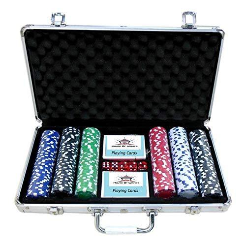 Poker Game Set 300 Pcs (Aluminum Case Safe Pack) - 11Cart