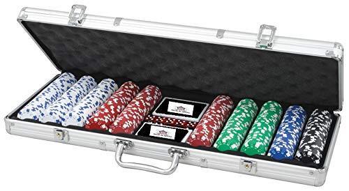 Poker Game Set 500 Pcs (Aluminum Case Safe Pack) - 11Cart