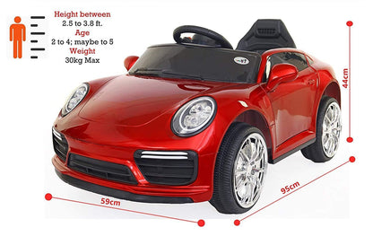 Porsche 718 Rechargeable Kids Car with Remote Control - 11Cart