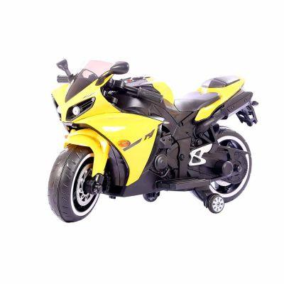 R1 Kids Electric Sports Ride on Bike with Training Wheels | Realistic Working LED Headlights - 11Cart