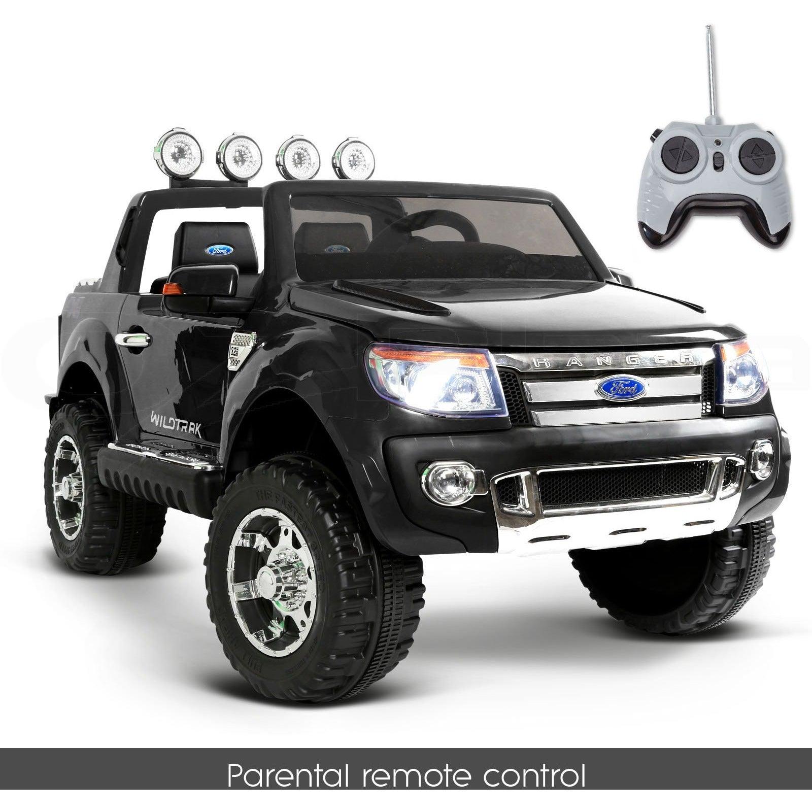 12V 4x4 Black Ford Ranger WILDTRAK for Kids with chrome accessories LE –  11Cart