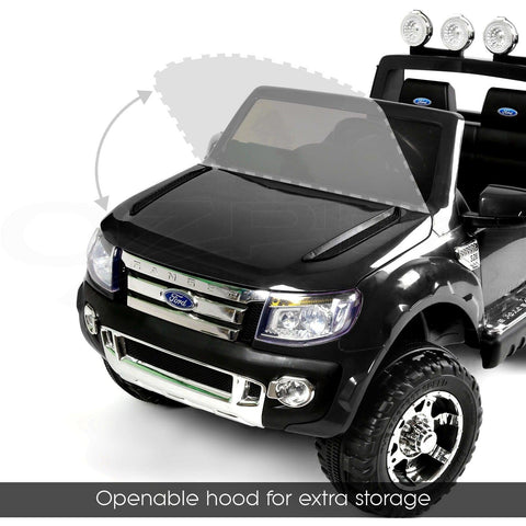 12V 4x4 Black Ford Ranger WILDTRAK for Kids with chrome accessories LE –  11Cart