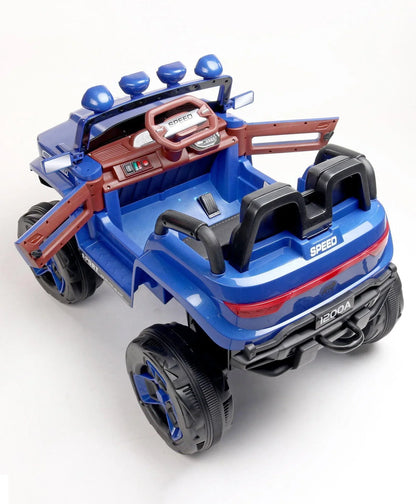 Remote-controlled Bugatti Jeep for kids, featuring a 4x4 drive and fun accessories