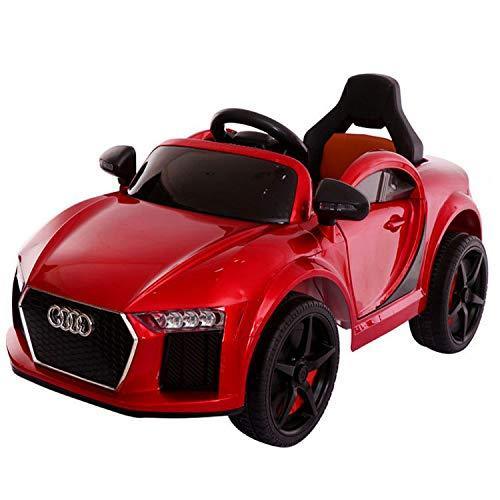 Audi 7586 Ride-on Car for Kids with Real car keys start | Non-slip tires, Safety Handle & Automatic brake - 11Cart