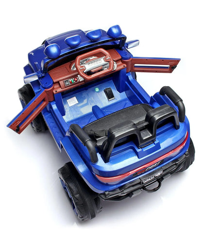Ride-on 4x4 Bugatti Jeep, designed for kids with stylish details and safety features