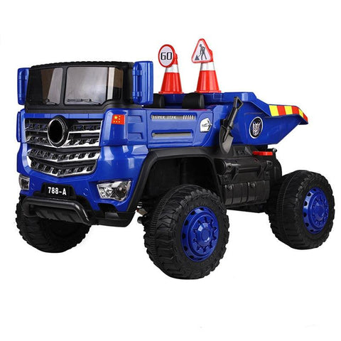 11Cart Kids Lorry Ride on Truck with Electric tipper, Automatic lifting, Swing, LED light and Remote Control - 11Cart