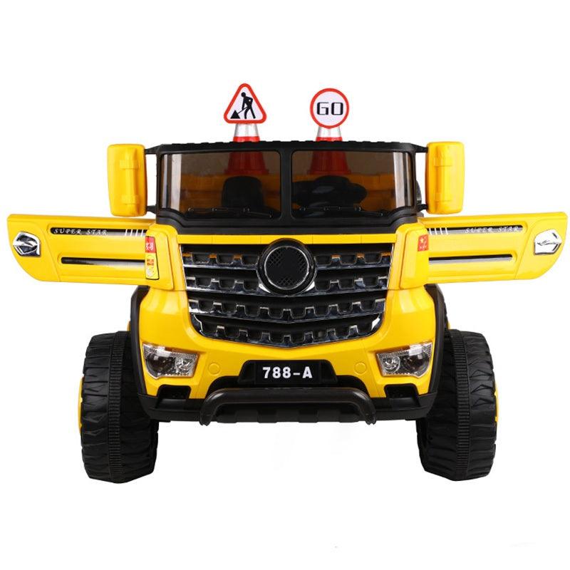 11Cart Kids Lorry Ride on Truck with Electric tipper, Automatic lifting, Swing, LED light and Remote Control - 11Cart