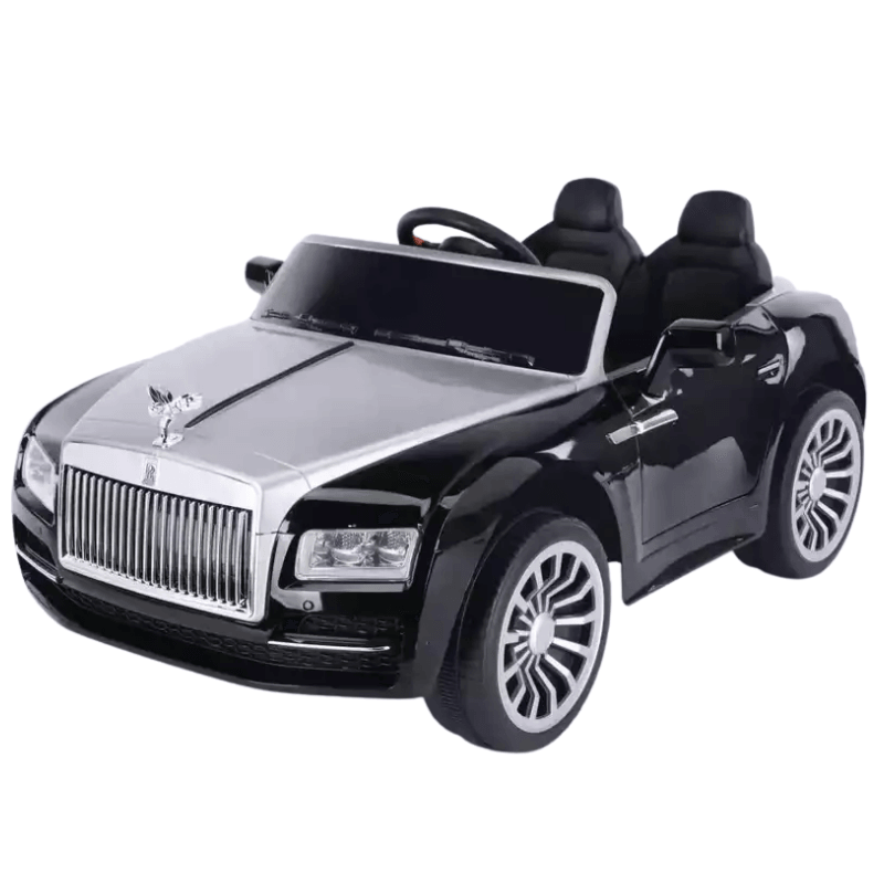 Rolls Royce Rechargeable Ride on Car for Kids & Toddlers with Remote Control - Black - 11Cart