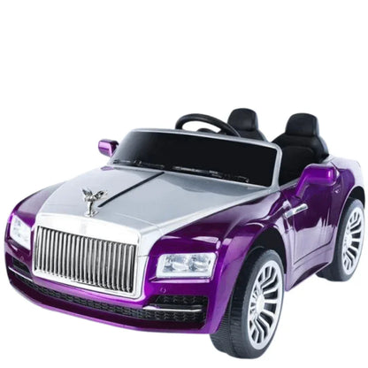 Rolls Royce Rechargeable Ride on Car for Kids & Toddlers with Remote Control - Purple - 11Cart