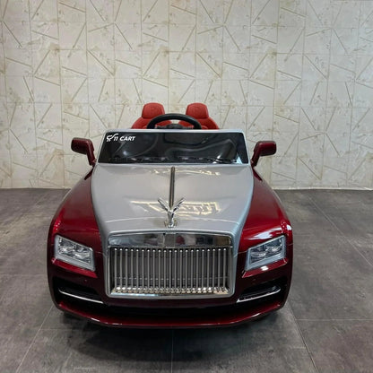 Rolls Royce Electric Ride on Car for Kids & Toddlers with Remote Control - Red - 11Cart