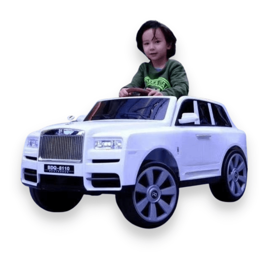 Rolls Royce Rechargeable Ride on Car for Kids & Toddlers with Remote Control - BDQ-8110 White - 11Cart