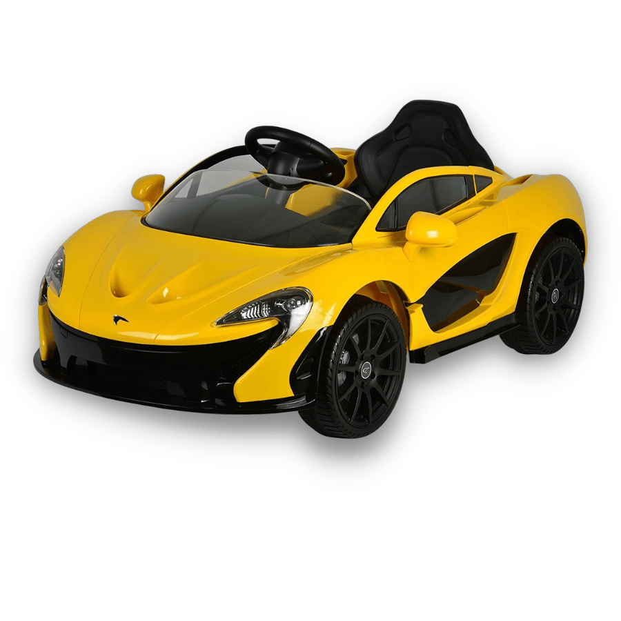 Mclaren P1 12V Remote Control Ride on Car for Kids- Yellow - 11Cart