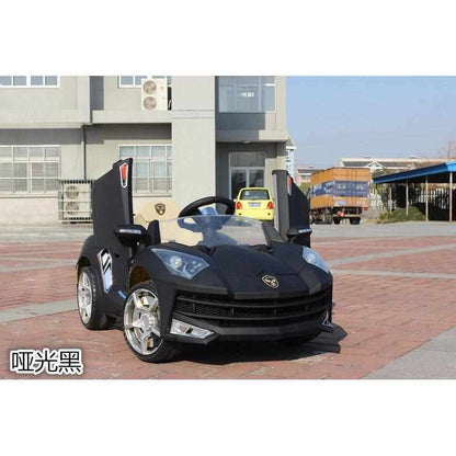 12V Lamborghini WXE 8188 Electric Car for Kids | 2 Engine & Doors Open | Gearbox Steering Wheel - 11Cart