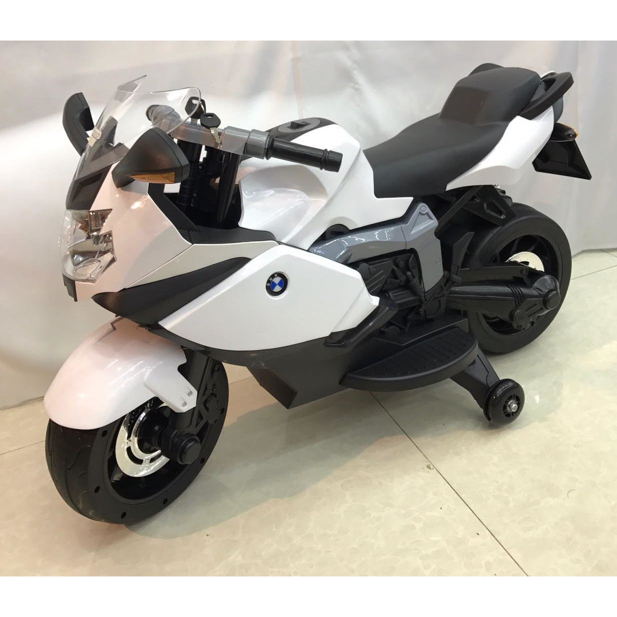 Metallic Paint BMW Ride on Motor Bike for Kids & Toddlers - 11Cart