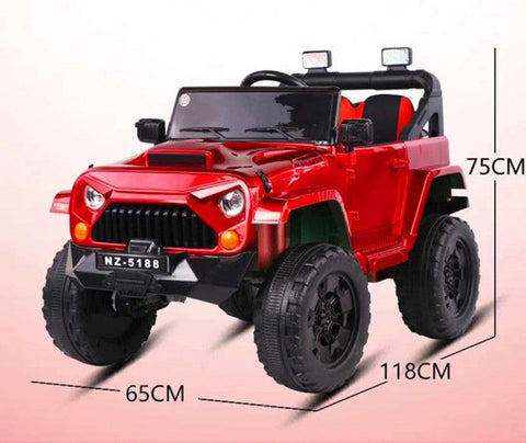 12V Battery Operated Electric Car Jeep Wrangler Shake motor for Kids with Remote Control and Swing NZ-5188 - 11Cart