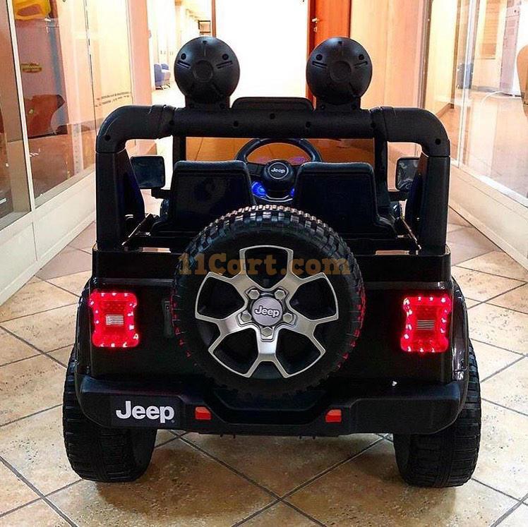 Speed Ride on Jeep 12V For Kids Battery Operated Black - 11Cart