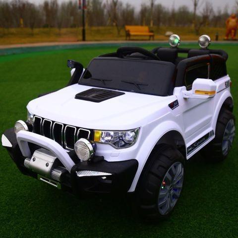 12V Compass Electric Jeep with Remote Control & Manual Drive for Kids | 4 Shock Absorbers | High-speed mute motor - 11Cart