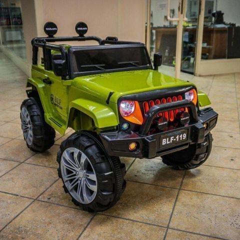 Easy to Assemble 12V rechargeable Ride-on Jeep for Kids | Dancing Function | Self Drive & Remote - 11Cart
