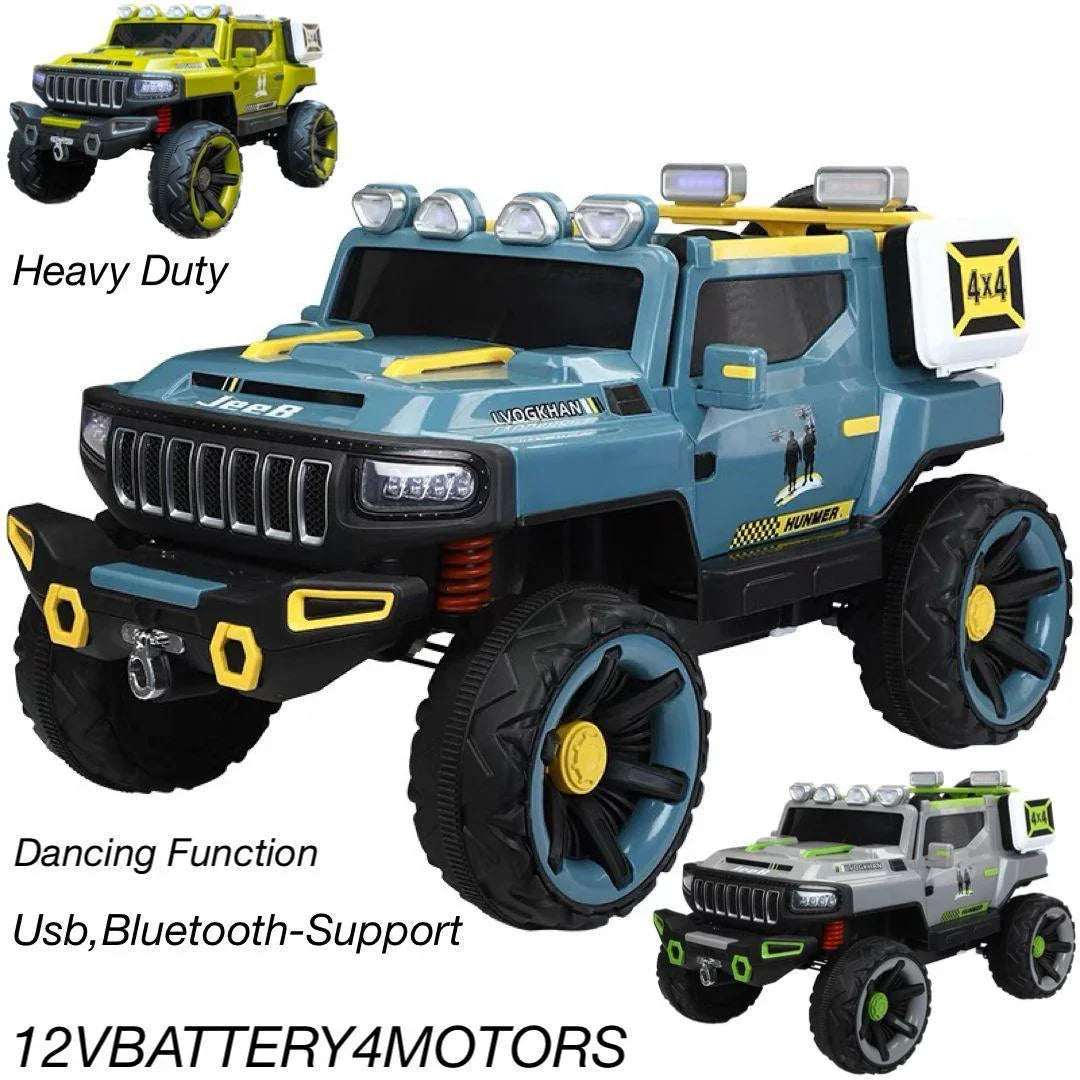 Big size 4*4 Powered Wheel Baby Car Battery Car Kid Ride Toy Car Remote Control - 11Cart