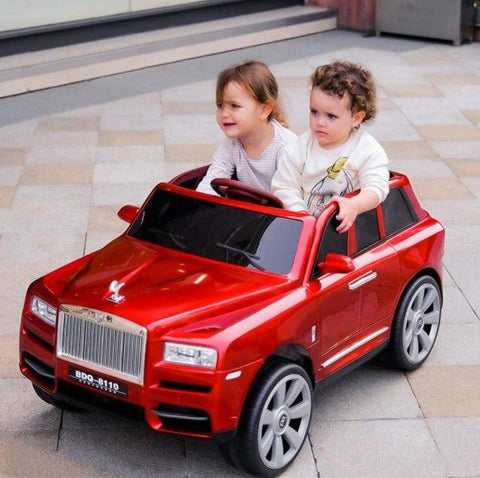 Rolls Royce Electric Ride on Car for Kids & Toddlers with Remote Control - Red - 11Cart